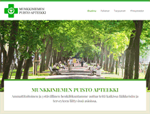 Tablet Screenshot of munkkiniemenpuistoapteekki.net